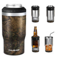 HAUSHOF Can Cooler 12 oz Slim Can Cooler 4 in 1 Insulated Beer Can Cooler Fits for 12 oz Standard Can|12 oz Slim Can|12 oz Beer Bottle Perfect for Camping Beach Picnic