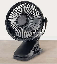 Silent USB Rechargeable Clip Fan