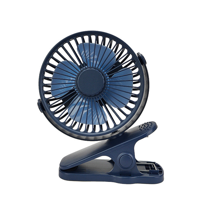 Silent USB Rechargeable Clip Fan