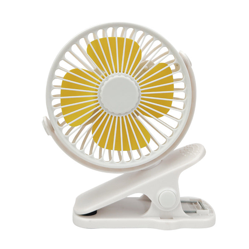 Silent USB Rechargeable Clip Fan