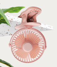 Silent USB Rechargeable Clip Fan